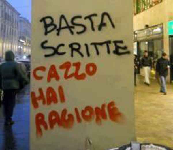 Risposta stonata …