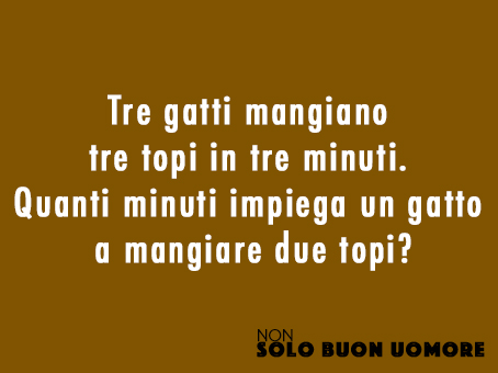 L’indovinello di oggi!