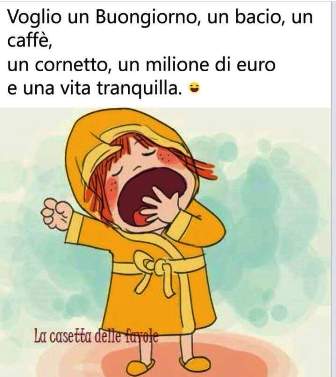 È lunedì mattina…Purtroppo…