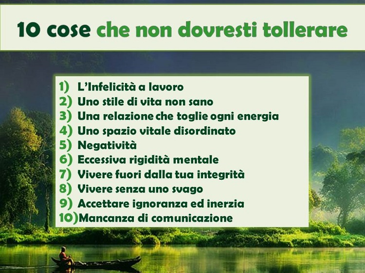 Ribelliamoci a quello che non ci piace. Le dieci cose che non si possono tollerare