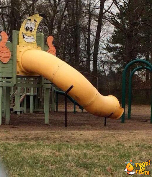 Uno scivolo divertente…