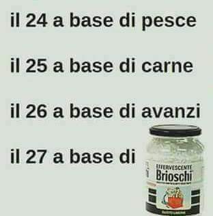 La dieta di oggi prevede questo