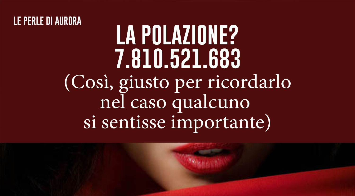 L’importanza di non sentirsi importante