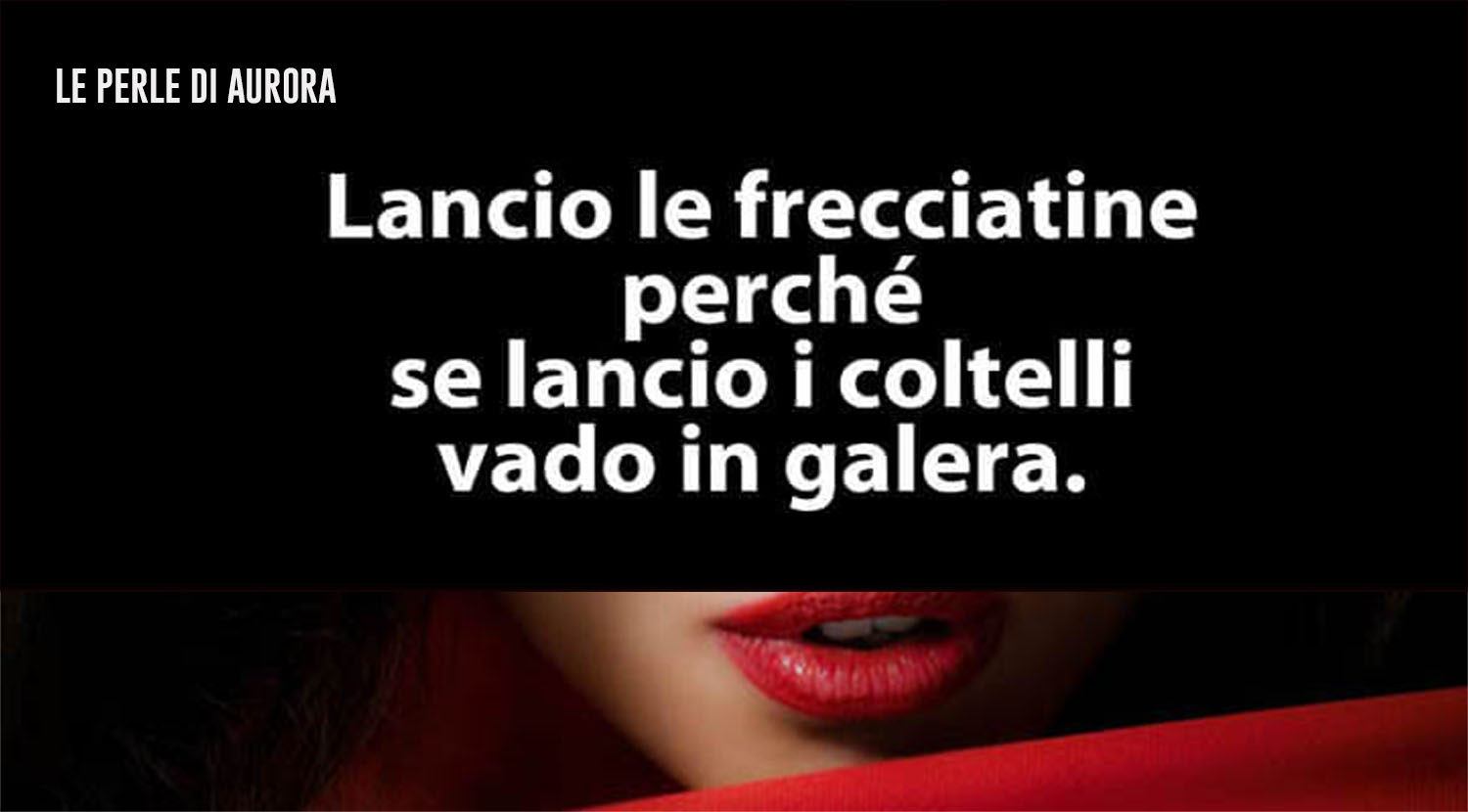 Il lancio delle frecciatine