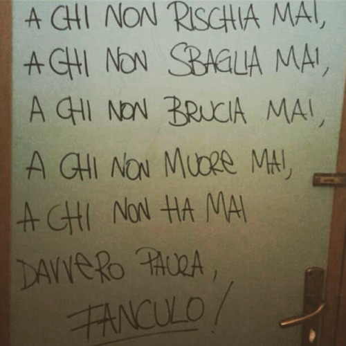 Dedicato a chi non ha mai davvero paura. Condividi se sei così