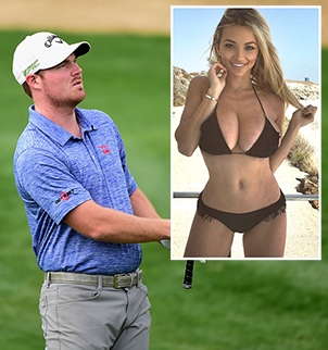 Il golfista Murray e la coniglietta Lindsey Pelas