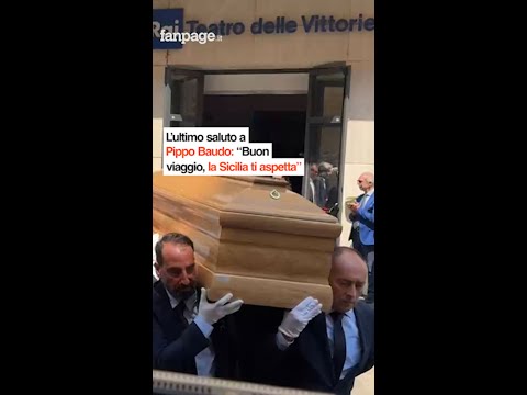 "Buon viaggio Pippo, la Sicilia ti aspetta"
L'ultimo saluto a Baudo